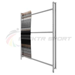 Купить Стеллаж для лыж односторонний пристенный на 10 пар SP ЛХ10 в Ростове-на-Дону 